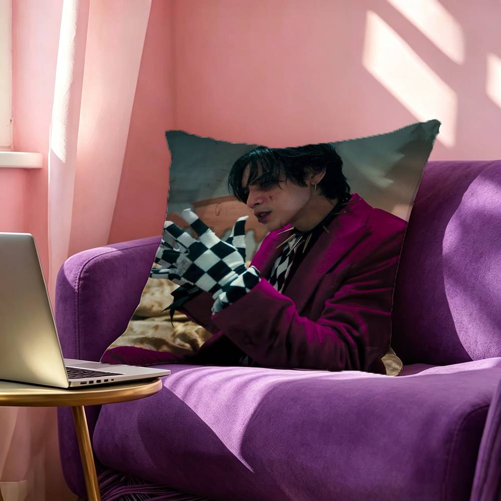 Singer DDPR Ian Moodswings Poster Square DoubleSided Printed Pillow Case Bedroom Bedside Pillow Sofa Cushion Cover