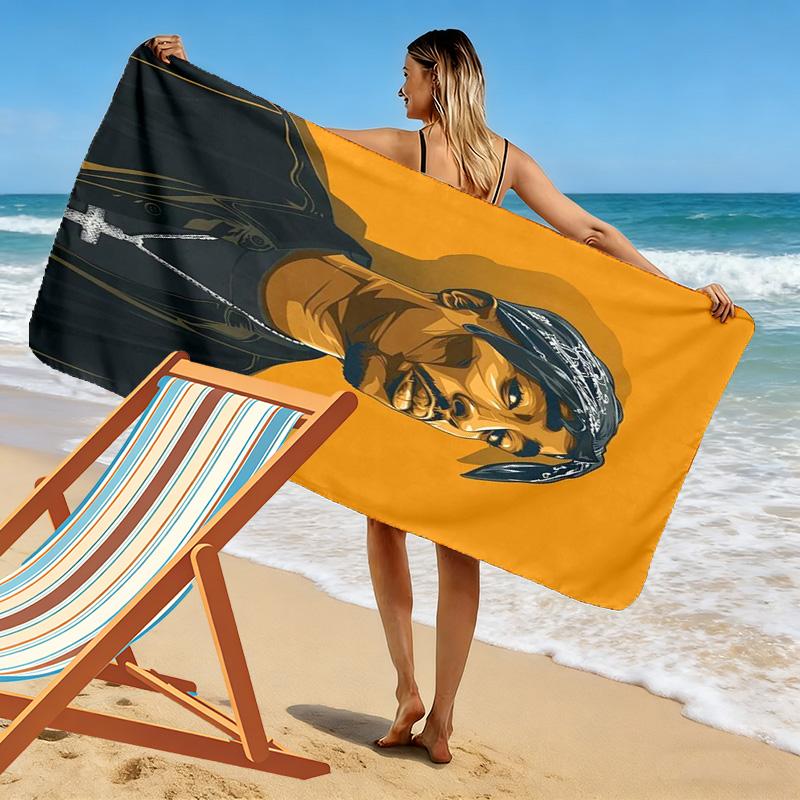Legacy Ghetto King Beach Towel Beach Portable for Travel Swim Quick-drying Swim Towel Outdoor Pool Towel Beach Towel Comfort