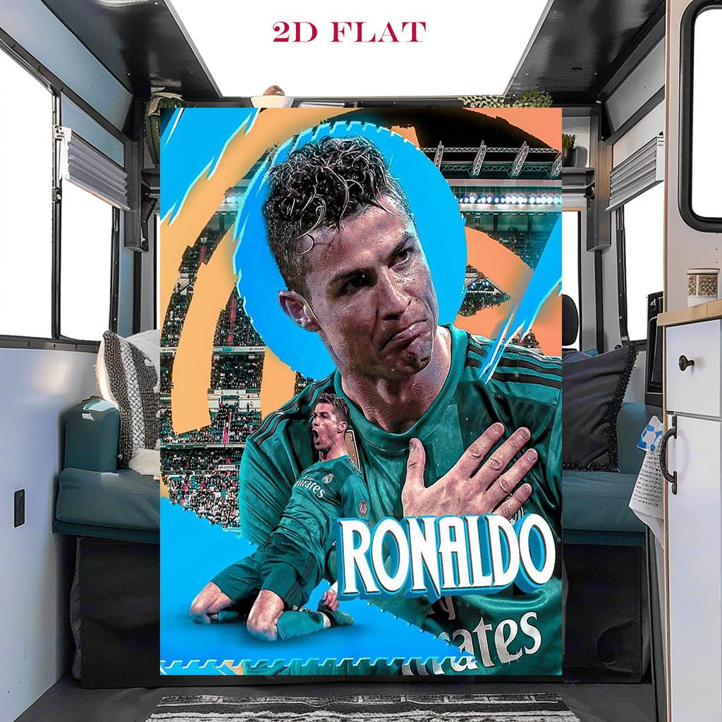 Ronaldo's Legacy blanket Home Decor blanket Digital printing Christmas gifts Nap Blanket