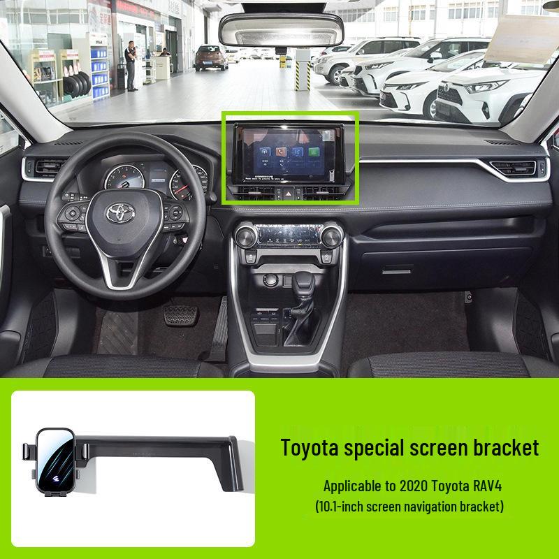 Toyota Auto-Bildschirm Handyhalter - Horizontale Stumme Spiegel-Navigationshalterung