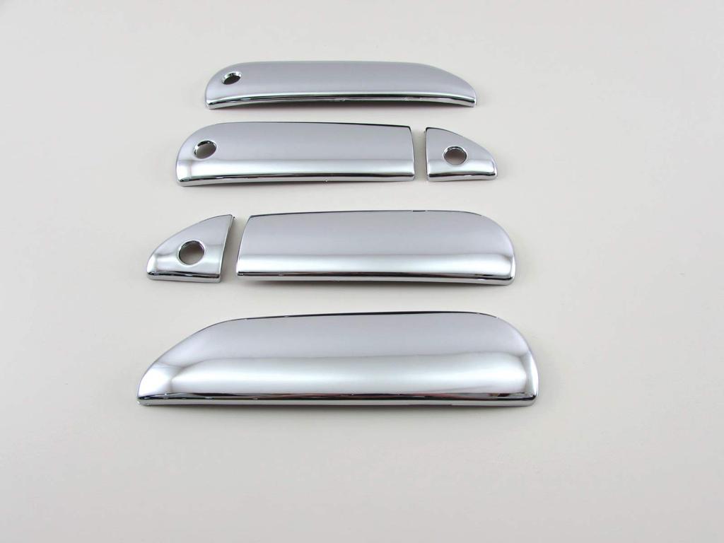 BRIGHTZ Chrome Door Handle Covers for Fit Shuttle Hybrid GP2 Key Compatible with GP2 Fit Shuttle Fit Shuttle Fit 30567 (Smart Compatible)