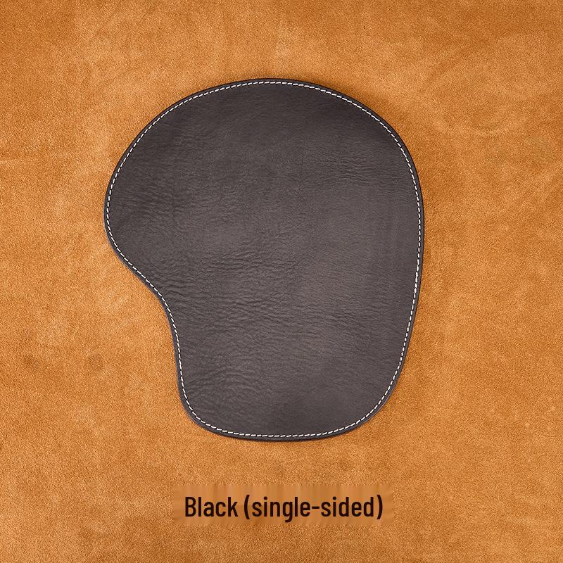 

Minimalist Solid Cowhide Leather Mouse Pad for Office Desks