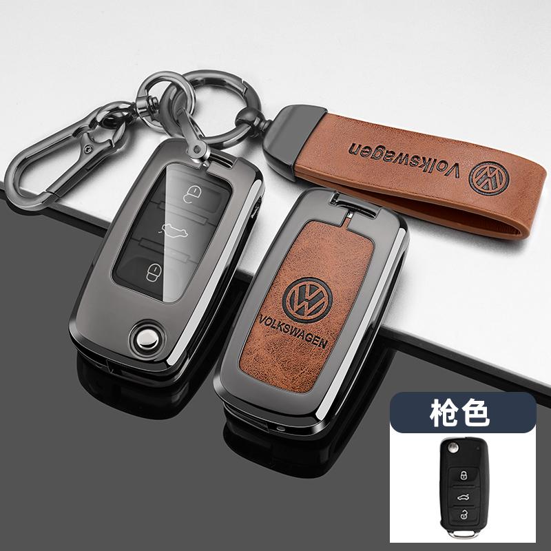 For VOLKSWAGEN VW Car Key Case Cover Shell For Volkswagen VW Polo Golf Passat Tiguan Beetle Caddy T5 Up Eos Skoda Octavia Seat L