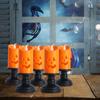 Halloween   Portable Kerosene Lamp Led Colorful Night Light