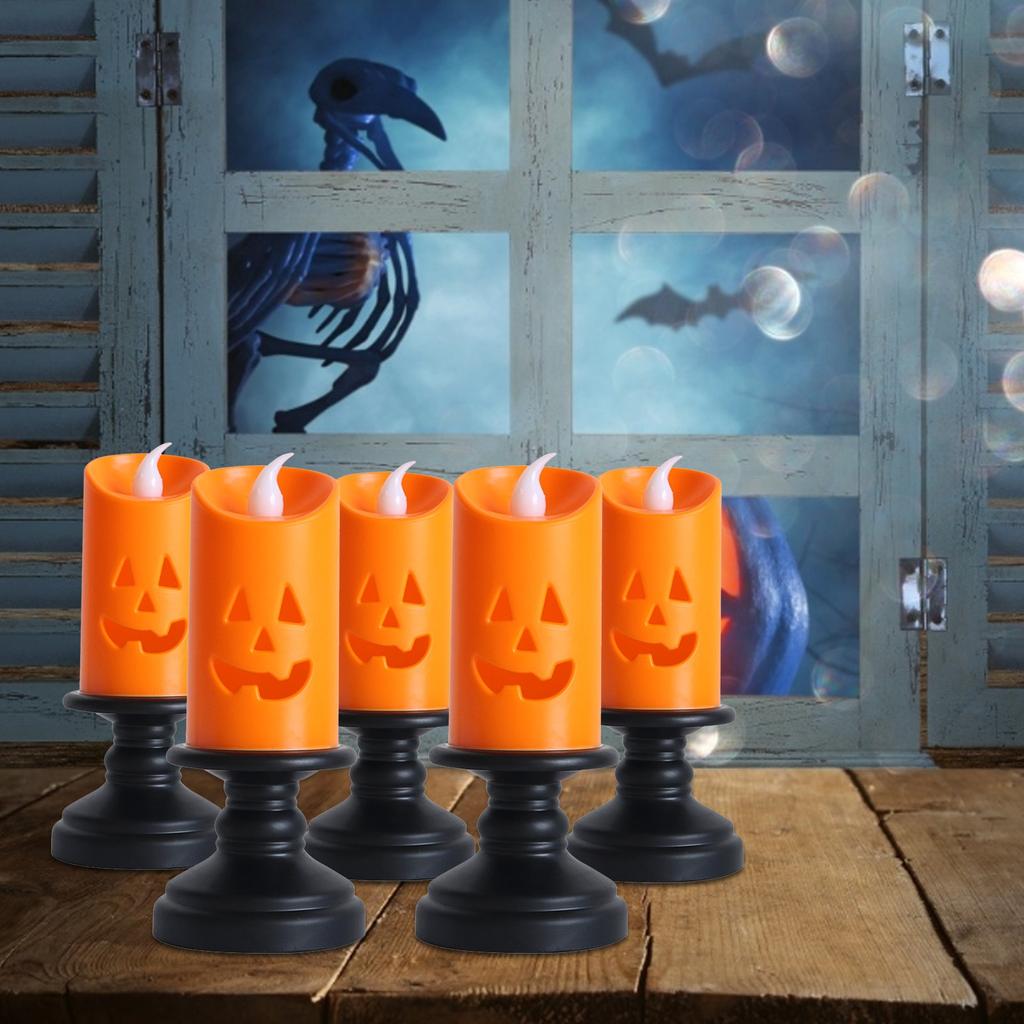 Halloween Portable Kerosene Lamp Led Colorful Night Light