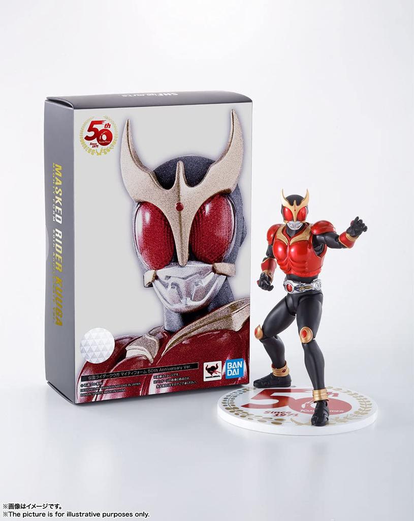 TAMASHII NATIONS Kamen Rider Kuuga Mighty Form 50th Anniversary 145mm malovaná pohyblivá figurka SHFiguarts (Šinkocho Seiho) Ver. Cca. PVC a ABS