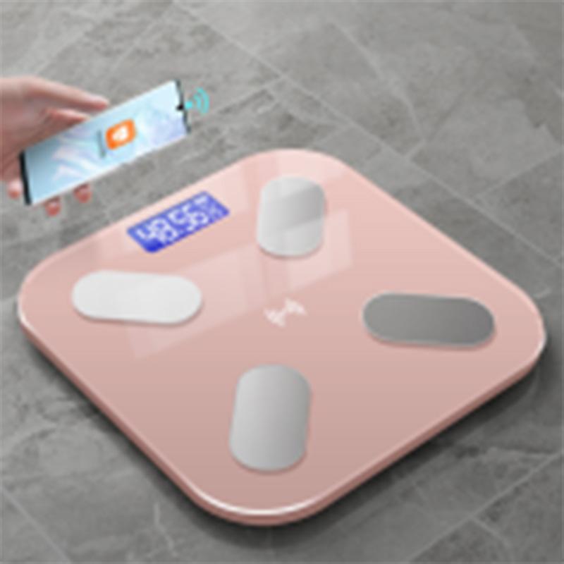 Smart Digital Body Scale Rechargeable BMI Weight Scale Electronic Body Fat Scale LED Display Health Monitor for Home