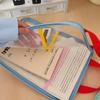 Transparent Cartoon File Bag Rabbit File Folder Bag Sorting Bag Test Paper Storage Bag  Kids