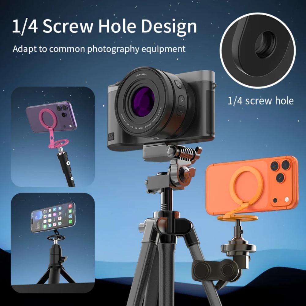 For magsafe Magnetic Phone Holder, Double-sided Magnetic Ring Buckle, Rotating And Folding Metal Stand Support Bracket Grip