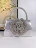 Heißer Verkauf Abendtasche Blume Braut Kleine Geldbörse Vollkleid Party Handtasche Hochzeit Geldbörse Damen Florale Kette Damen Clutches 2025 Geschenk