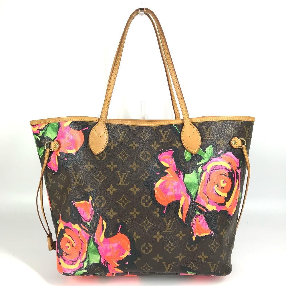 Louis Vuitton  M48613 Monogram Rose Neverfull MM Shoulder Bag Tote Bag