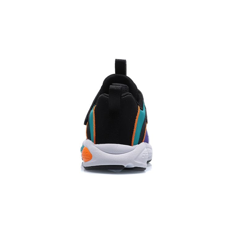 Li Ning Comfortable Versatile Color-Block Non-Slip Shock-Absorbing Wear-Resistant Breathable Kids Casual Shoes Kids Casual Shoes YKNQ066-17