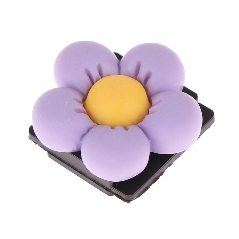 3D Roztomilý Květinový Kryt na Botu Kamery Měkký Silikonový Univerzální Chránič Blesku Patice pro Studený Blesk Krytka Chránič Pro A7C2/A6400