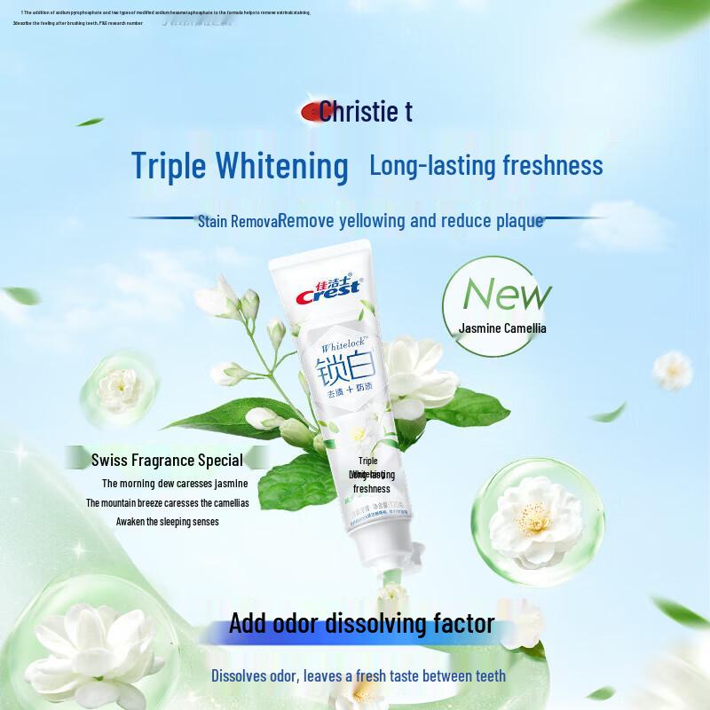 Crest Deep Clean & Whitening Toothpaste Value Pack 550g