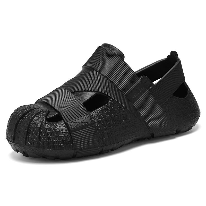 Men s Breathable Summer Sandals: Outdoor Hollow Water Shoes, Large Size Casual Beach Footwear 36