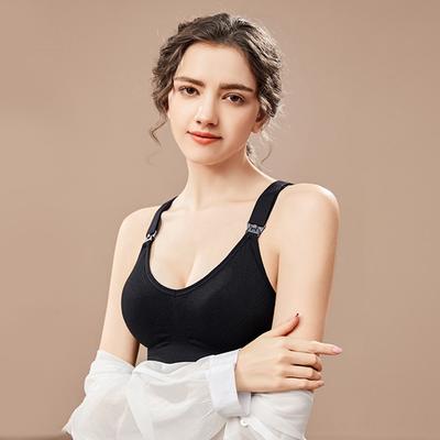 Maternity Nursing Underwear Bra Large Size Front Buckle Feeding Adjustment Type Gathering Anti-sagging Thin Bra
