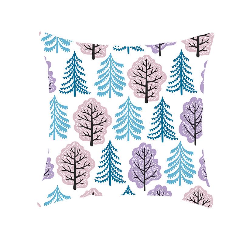 Cartoon Printed Christmas Pillow Cases New Sofa Pillow Cases Home Home Decoration