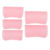 5Pcs Flute Membrane Protector ABS Traditional Chinese Instrument Accessories DM‑01Pink