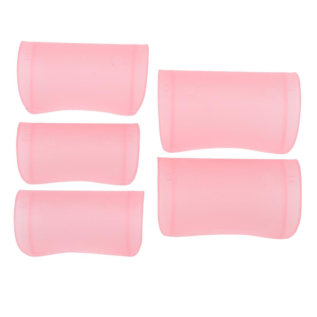 5Pcs Flute Membrane Protector ABS Traditional Chinese Instrument Accessories DM‑01Pink