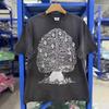 SAINT Vintage Washed Text Tree Printing Design T Shirt Men Women Summer Style Tee Tops T-Shirt T260729