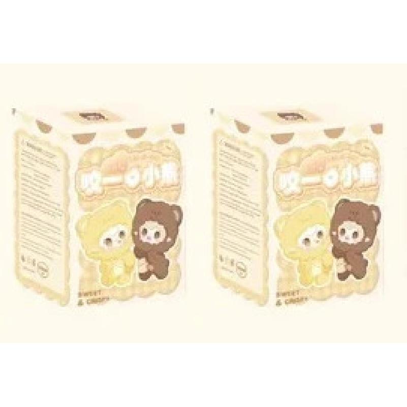 

новый Yooki v4 10 см подвеска Gen Bite Bear Series виниловая мини-слепая коробка милая декоративная коллекция фигурка для малыша Bestie Girl подарок на Новый год 2pcs random