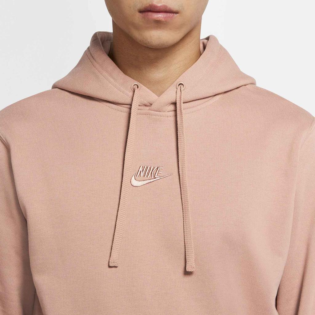 Nike Sport Casual Pullover Hoodie Men Tops Desert-Yellow DH4350-202