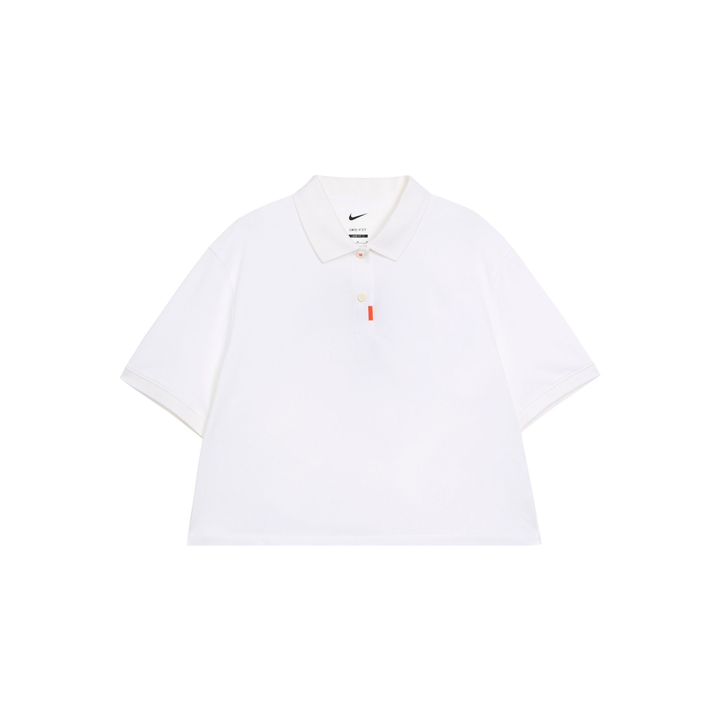 

Женские однотонные рубашки поло Nike, белые DC3427-100 M