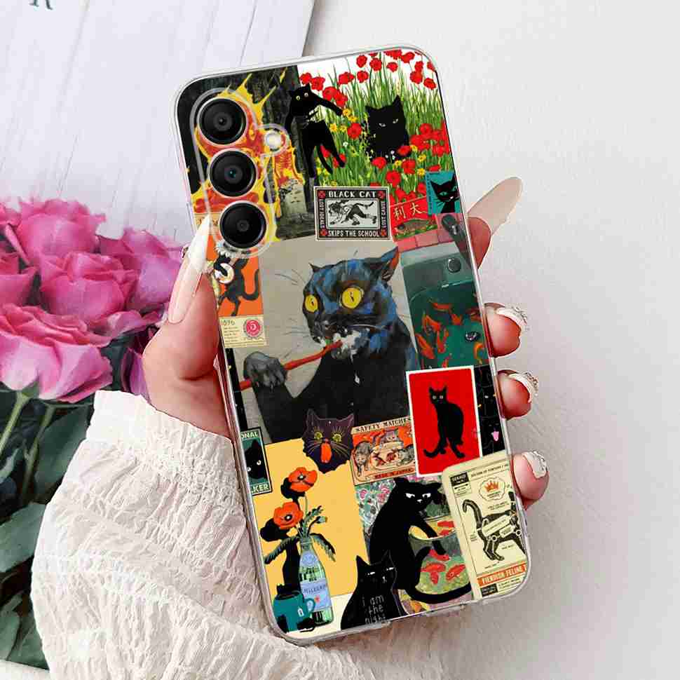 For Samsung Galaxy A16 5G Casing SM-A166B Popular Painted Back Cover Soft Silicone Phone Case For Samsung A 16 A16 5G TPU Fundas