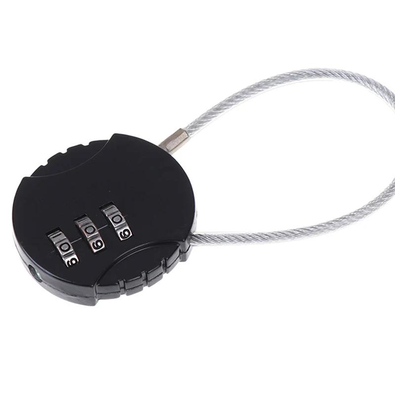 

Digit Combination Lock Luggage Locks Suitcase Locks Featuring Code Secure Cipher Lock Designed For Gym Locker Travel Backpacks Drawer чёрный