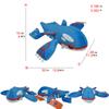 Kyogre Plüsch Plüschtiere Stoffpuppen Cartoon Niedliche Puppen Kawaii Geburtstags-Weihnachtsgeschenk für Kinder Freunde Sammlung