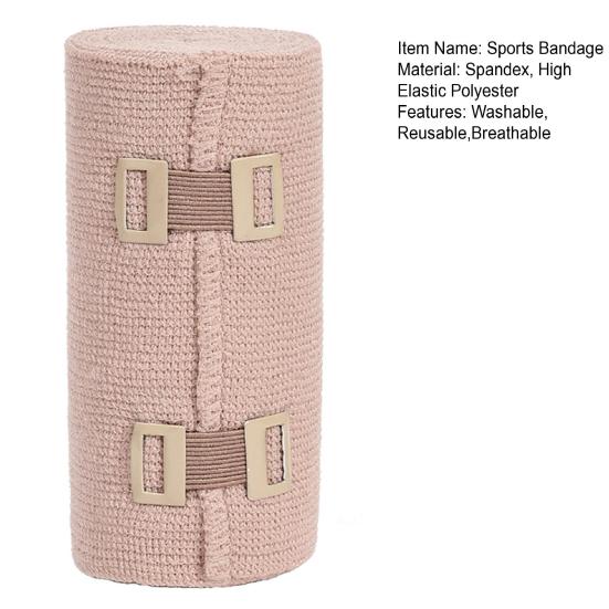 Elastische Bandage Wickel Latexfrei Waschbar Wiederverwendbar Atmungsaktiv Sportler Sport Körper Beine Knie Knöchel Kompressionsverband