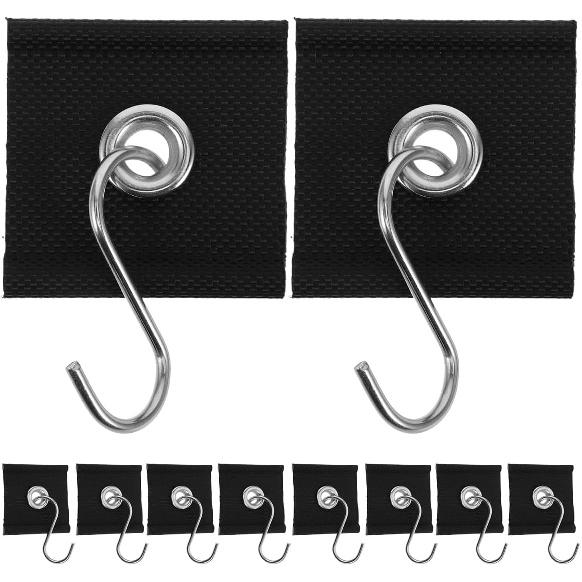 Rv Awning Hooks for Piping Rail Heavy Duty Canopy Light Clips Camper Awning Hangers for Outdoor Camping Parties and Rv Accessories