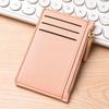 Ultra-Thin Card Holder for Women, Compact Multi-Card Slot Bank Card Clip, Simple Mini Wallet, One-Piece Driver's License Holder