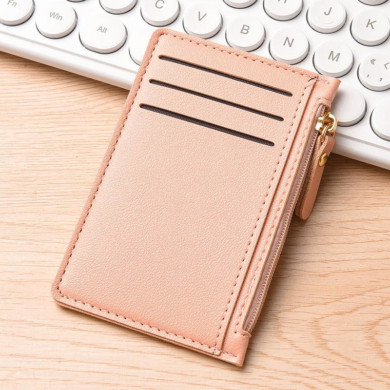 Ultra-Thin Card Holder for Women, Compact Multi-Card Slot Bank Card Clip, Simple Mini Wallet, One-Piece Driver's License Holder