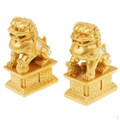 1 Piece Chinese Figurine Statue Resin Ornaments Home Table Decoration Crafts