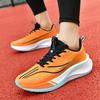 2025 Couple Full Palm Carbon Plate Breathable Racing Shoes, Really Explosive Luminous Student Ultra-light Shock-absorbing Sports Running Shoes