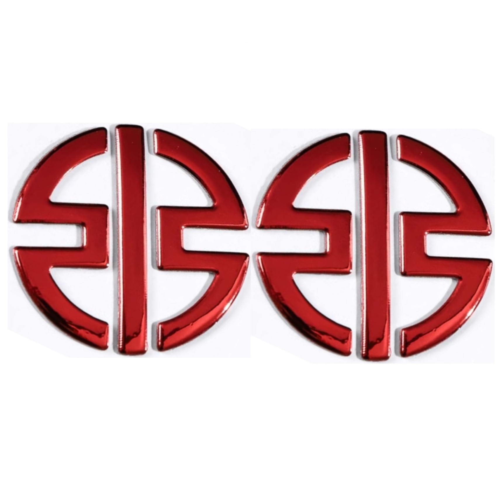 

3D ПВХ Светоотражающая Сильный Клей Боковая Накладка на Бак Обтекатель Логотип Эмблема Наклейка Декаль для красный