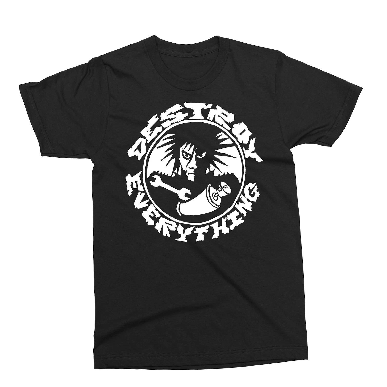 FILTH Destroy Everything Shirt Peace Skinhead Blatz Icons of Filth Punk Crust 2XL
