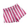 Women's Fashionable Loose-Fit Pajama Shorts With Fleece Plaid Print Casual Pants