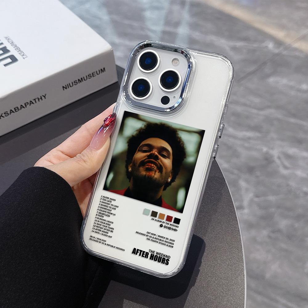The Weeknd Minimalist Poster Phone Case For iPhone 17 Air 16 E 15 14 13 12 11 Pro Max Plus SE 2020 2022 Transparent Soft Cover