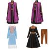 Die Eiskönigin Elsa Anna Kinder Cosplay Kostüm Elegantes Prinzessinnenkleid für Mädchen