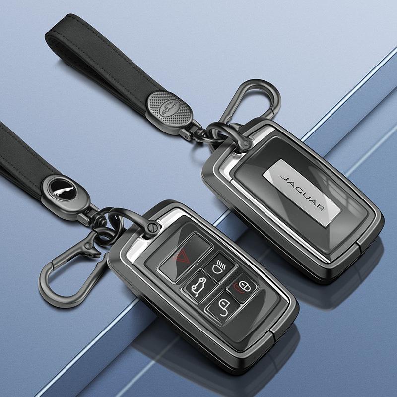 Jaguar Key Case: Aluminum Alloy Shell for XEL, XFL, F-Pace, XJL, XF, XE, F-Type Models