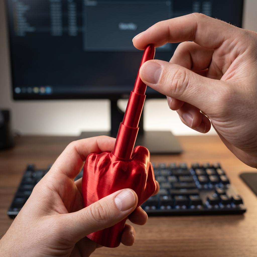 3D Printed Extendable Funny Novelty Toy