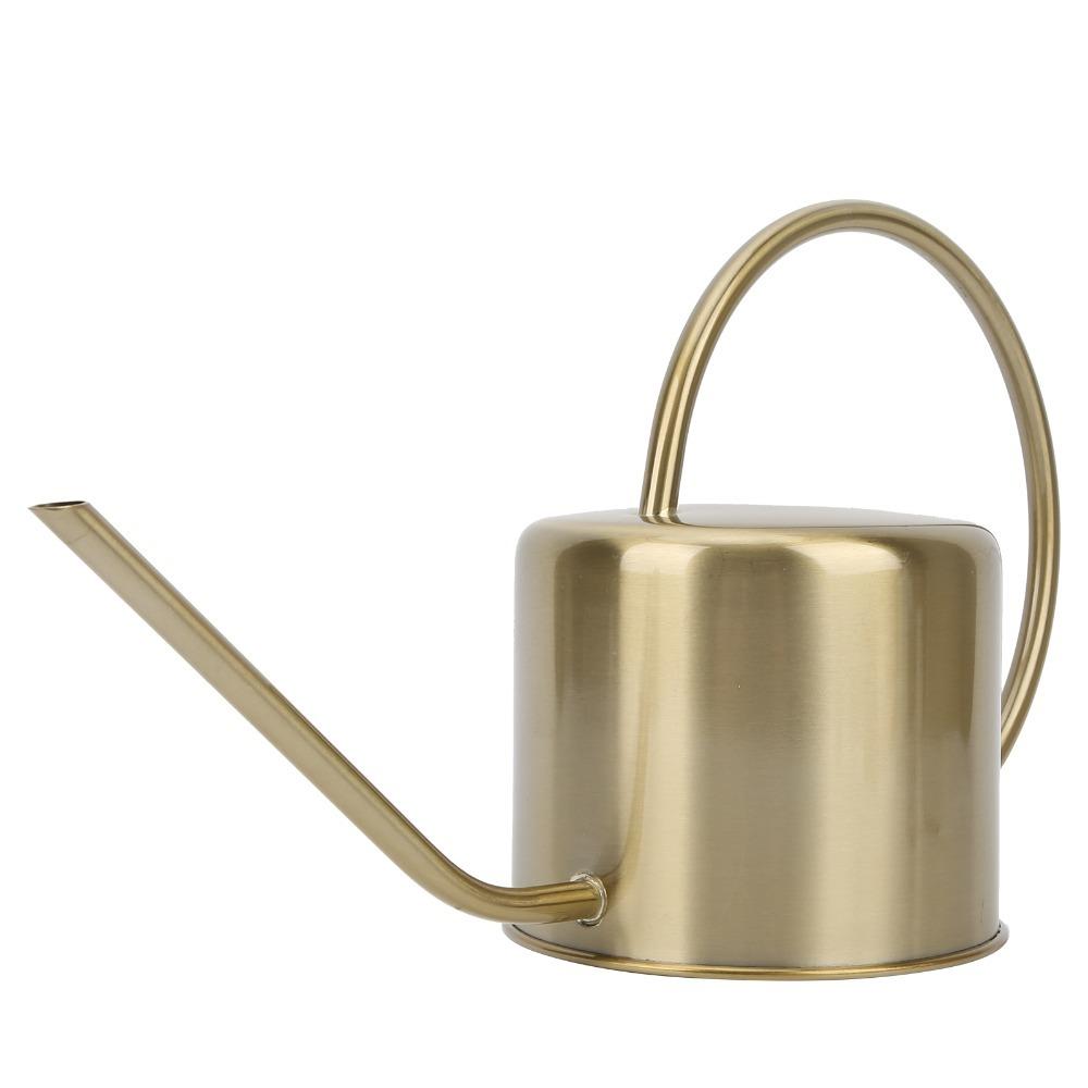 Long Spout Watering Can Gold Plant Watering Can Durable Decorative Watering Can  For House Plants