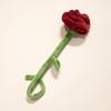 Twist Stick Handmade Felt Flower Bendable Wire Stem Flexible Iron Wire Artificial Floral Bouquet Artificial Single Stem Bouquet