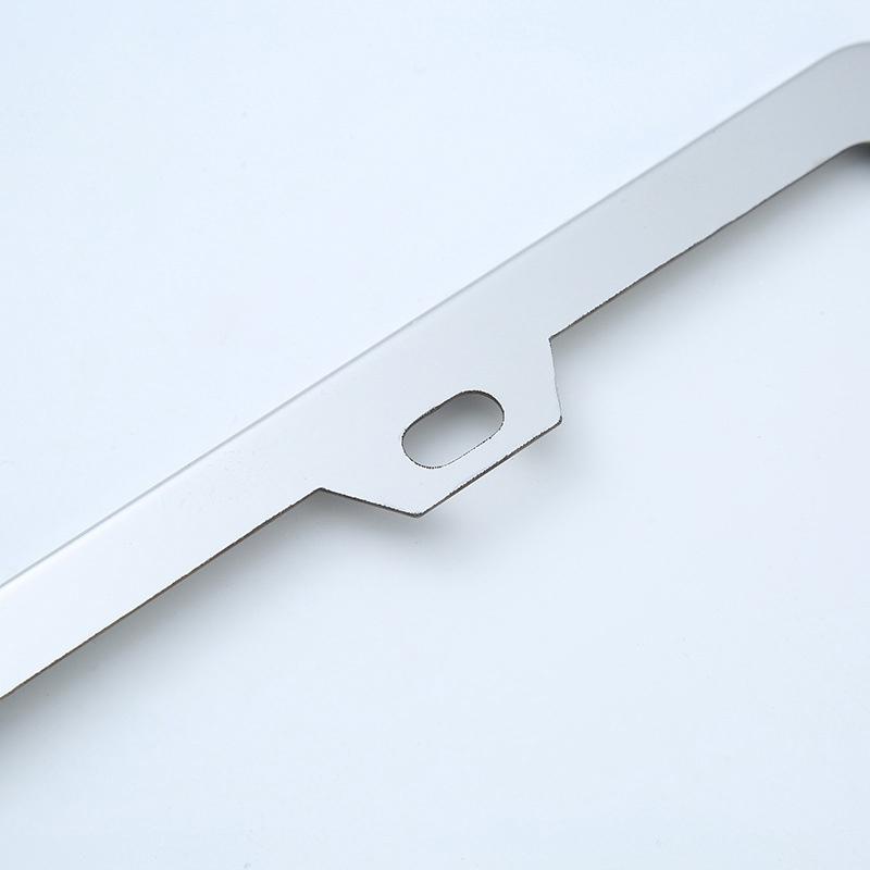 1Pcs Car Number Plate License Frame Cover Aluminum Photo Frame Car Personalized Modified Stainless Steel License Plate