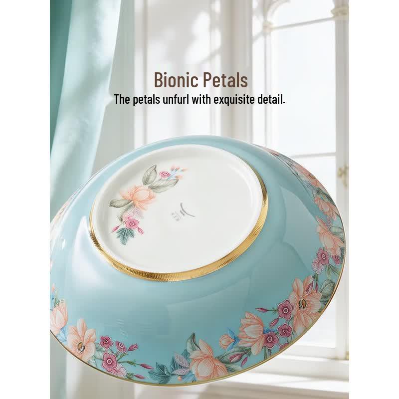 Auratic Celadon Era Gilded 44-Piece Dinnerware Set
