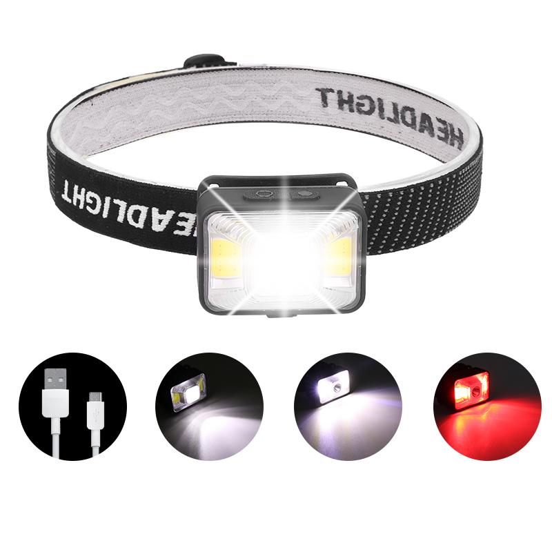 

XPE LED USB Rechargeable 5 Modes Adjustable Headlamp for Outdoor Camping Cycling Fishing black Model YD-21#1