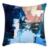 New Artistic Abstract Gouache Printed Letter Print Pillow Case Home Sofa Cushion Cover