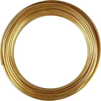 Aluminiumdraht - Goldfarben - 3 mm - Flexibel - 29 m